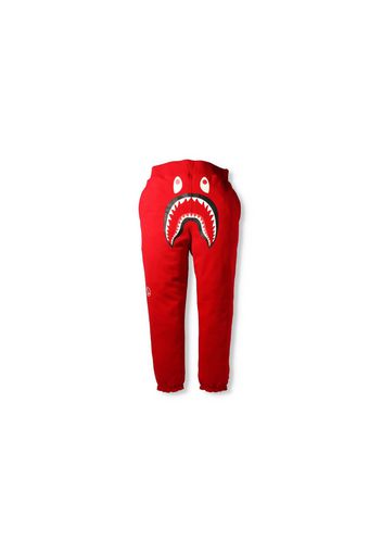 BAPE x OVO Woodland Camo Shark Reversible Sweatpants Red