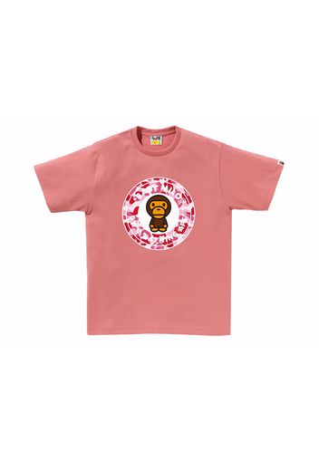 BAPE ABC Camo Milo Busy Works Tee Pink/Pink