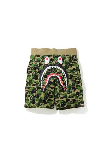 BAPE ABC Camo Shark Sweatshorts Green