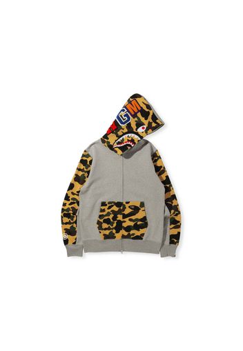 BAPE 1st Camo Shark Full Zip Hoodie (FW21) Gray