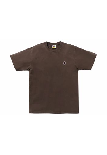 BAPE Ape Head One Point Tee Brown