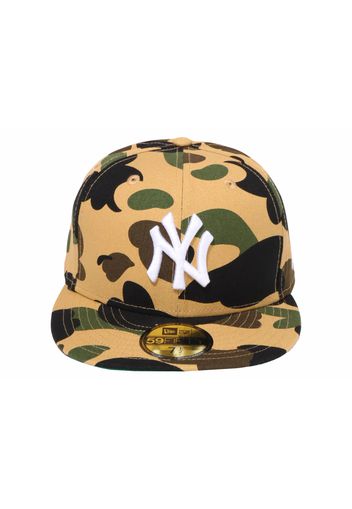 BAPE x MLB New Era Yankees 59Fifty Fitted Cap Yellow