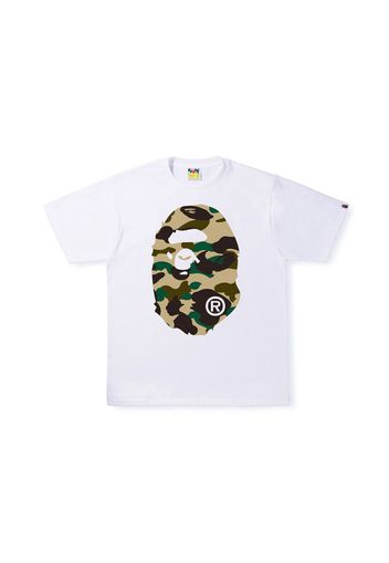 BAPE 1st Camo Big Ape Head Tee White/Yellow