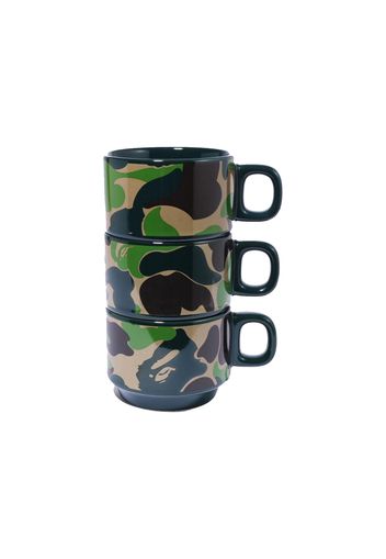 BAPE ABC Camo Stacking Mugs Green