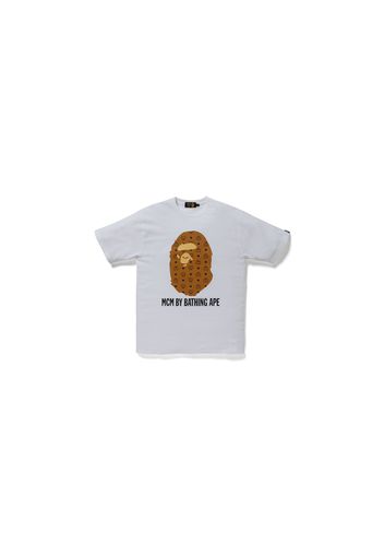 BAPE x MCM By Bathing Tee White/Brown