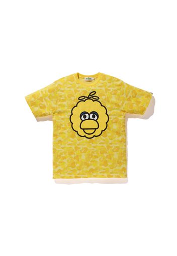 BAPE x Sesame Street ABC Camo Big Bird Tee Yellow