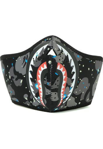 BAPE Space Camo Shark Mask Black