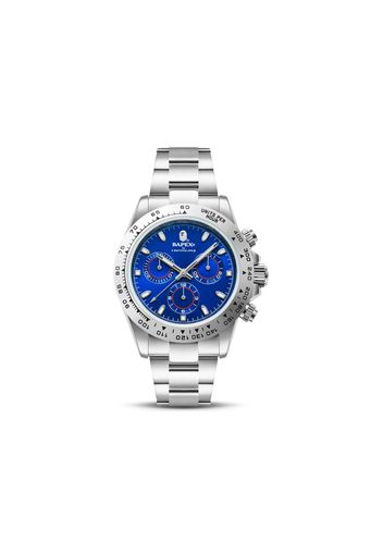 BAPE Type 4 Bapex #2 Watch Silver/Blue