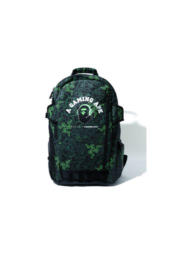 BAPE x Razer A Bathing Ape Neon Camo Backpack Green