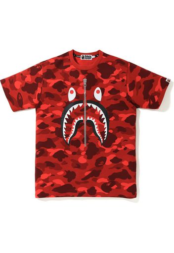 BAPE Color Camo Shark Tee Red