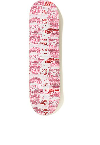 BAPE XXV Cities Camo Skateboard Deck Pink