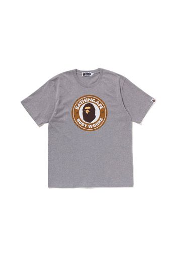 BAPE Cloud Head Monogram Busy Works Tee Gray