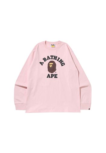 BAPE College L/S Tee (SS22) Pink