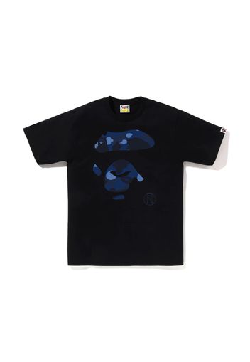 BAPE Color Camo Ape Face Tee Black/Navy