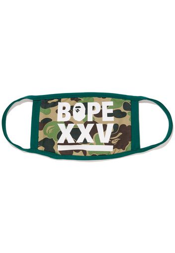 BAPE XXV ABC Face Mask Green