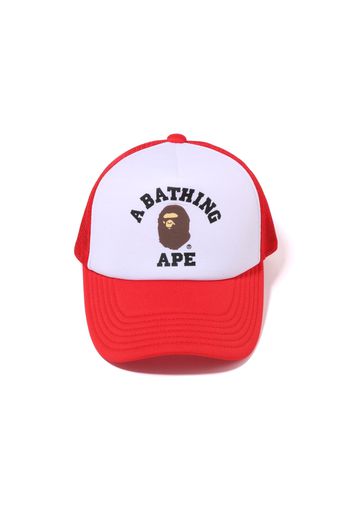 BAPE Online Exclusive College Mesh Cap Red