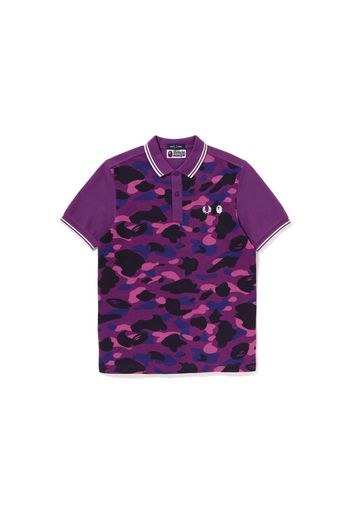 BAPE x Fred Perry Color Camo Polo Purple