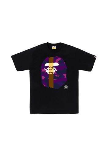 BAPE Color Camo Transform Big Ape Head Tee Black/Purple