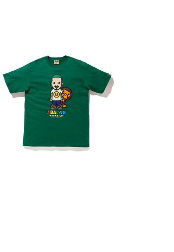 BAPE x J Balvin Peeping Milo Tee Green