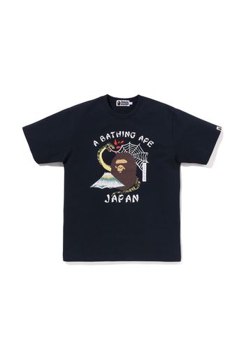 BAPE Japanese Culture Tee Navy