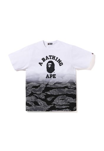 BAPE Tiger Camo Gradation College Tee Black