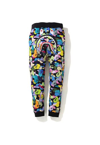 BAPE Multi Camo Shark Slim Sweatpant Black