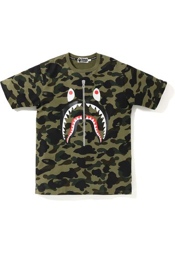 BAPE 1st Camo PONR Shark Tee Green