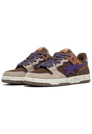 A Bathing Ape Sk8 Sta #7 M2 Brown Purple