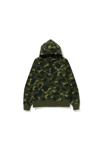 BAPE Color Camo One Point Ape Head Pullover Hoodie Green