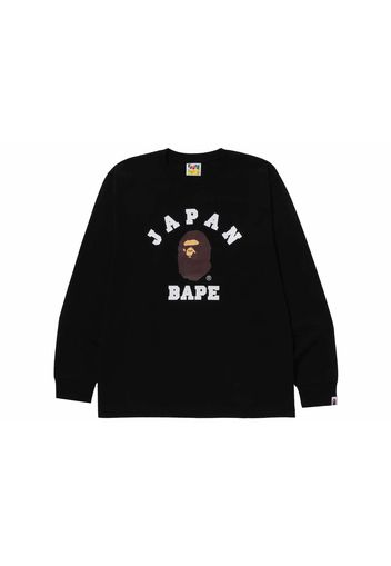 BAPE Japan College City L/S Tee Black