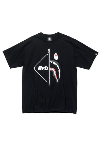 BAPE x F.C.R.B. Shark Tee Black