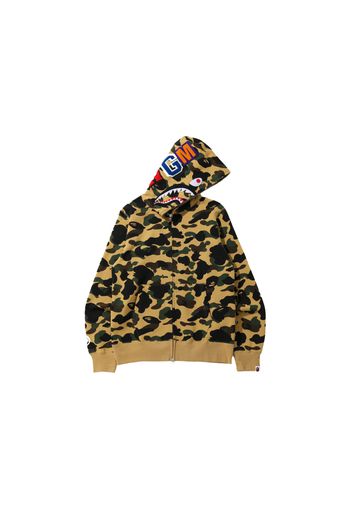 BAPE 1st Camo Shark Full Zip Hoodie (FW21) Yellow