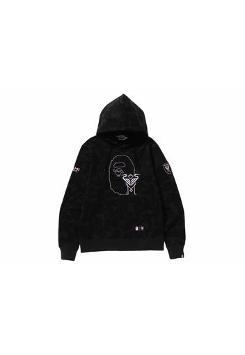 BAPE x Inter Miami CF Camo Pullover Hoodie Black