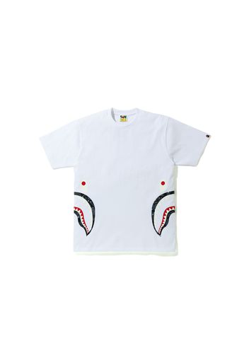 BAPE Side Space Camo Shark Tee White