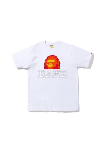 BAPE Polygon Ape Head Tee White