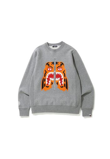 BAPE Tiger Heavy Weight Crewneck (FW19) Grey