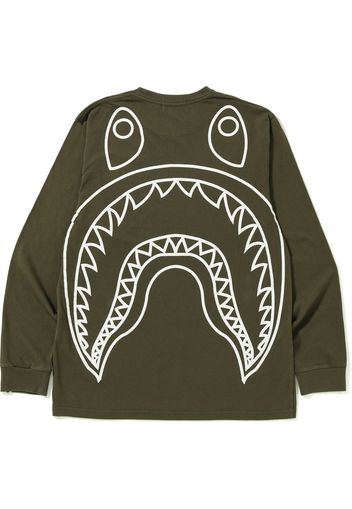 BAPE Big Shark Vintage L/S Tee Olive Drab