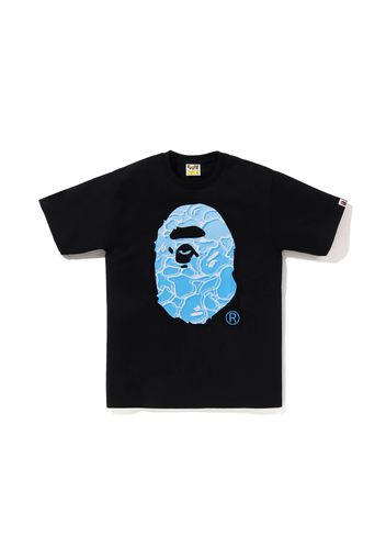 BAPE ABC Sea Surface Camo Ape Head Tee Black