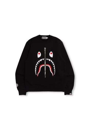 BAPE Patched Shark Crewneck Black