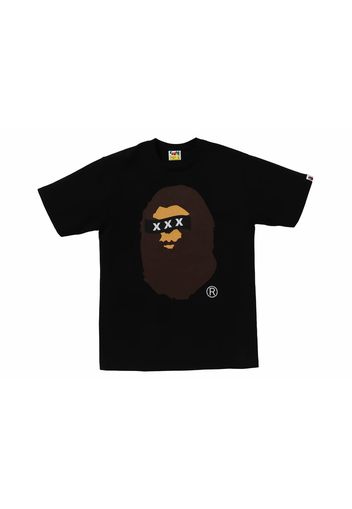 BAPE x God Selection XXX Ape Head Tee Black