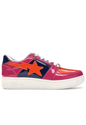 A Bathing Ape Bape Sta Low Color Block Pink Orange Navy