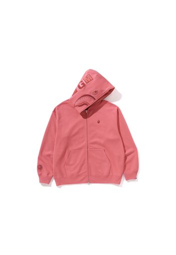 BAPE Ape Head One Point Shark Zip Hoodie Pink