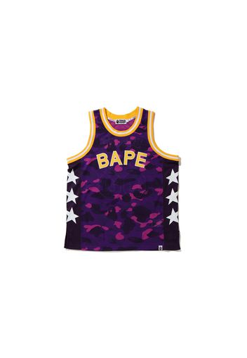 BAPE Color Camo Basketball Tank Top (SS20) Purple