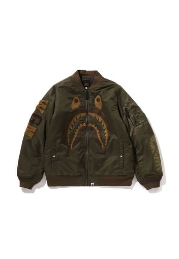 BAPE Shark MA-1 Jacket Olive