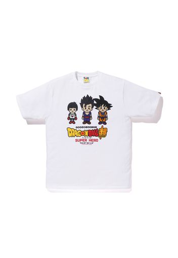 BAPE x Dragon Ball Super Pan & Son Gohan & Son Goku Baby Milo Japan Exclusive Tee White