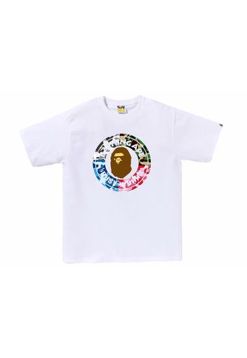 BAPE ABC Camo Crazy Busy Works Tee White