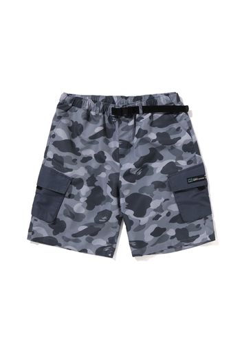 BAPE Honeycomb Camo Cargo Shorts Grey