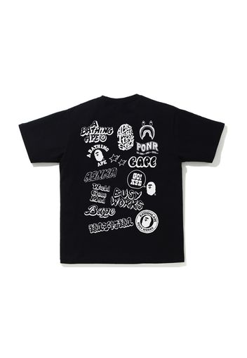 BAPE Bicolor BAPE Graffiti Tee Black