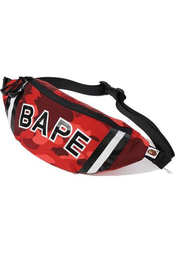 BAPE Color Camo Waist Bag (SS20) Red