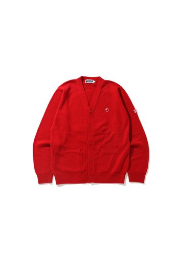 BAPE x Kid Cudi Cardigan Red